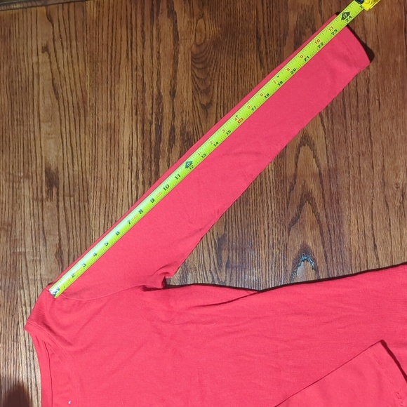 A New Day Women's Red Long Sleeve Shirt - Picture 7 of 9